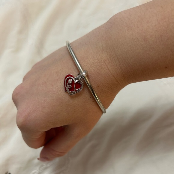 Heart & Stethoscope Charm for Health Care Workers - Picture 3 of 3